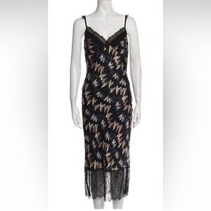 Diane von Fustenberg sink slip dress
